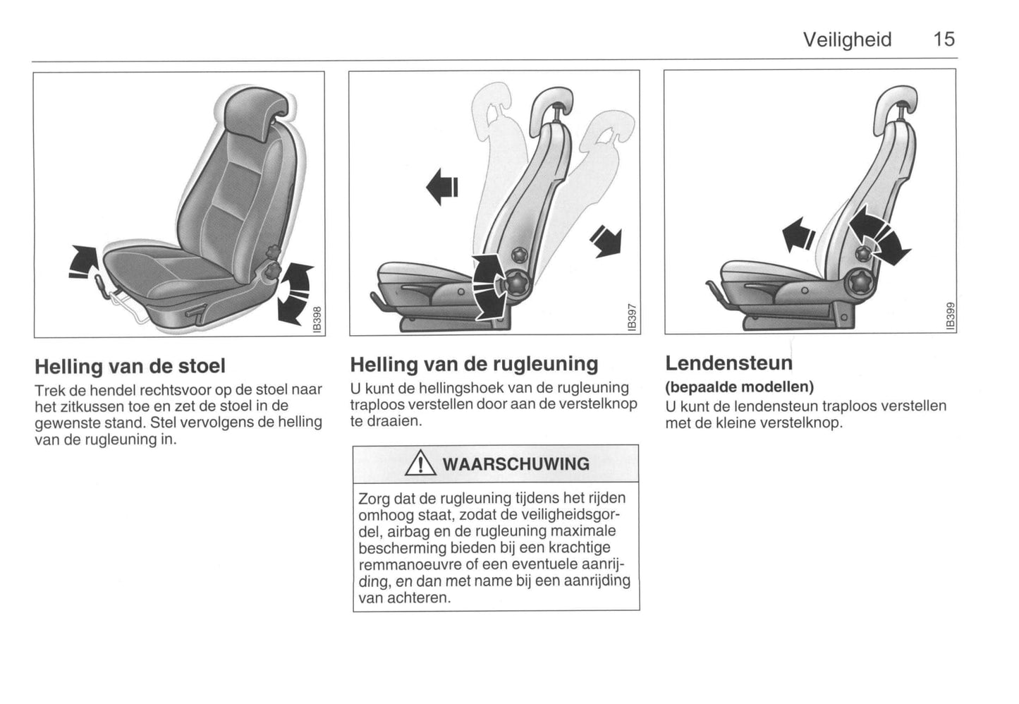 2001-2005 Saab 9-5 Owner's Manual | Dutch