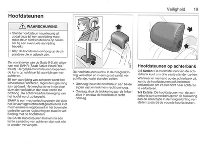 2001-2005 Saab 9-5 Gebruikershandleiding | Nederlands