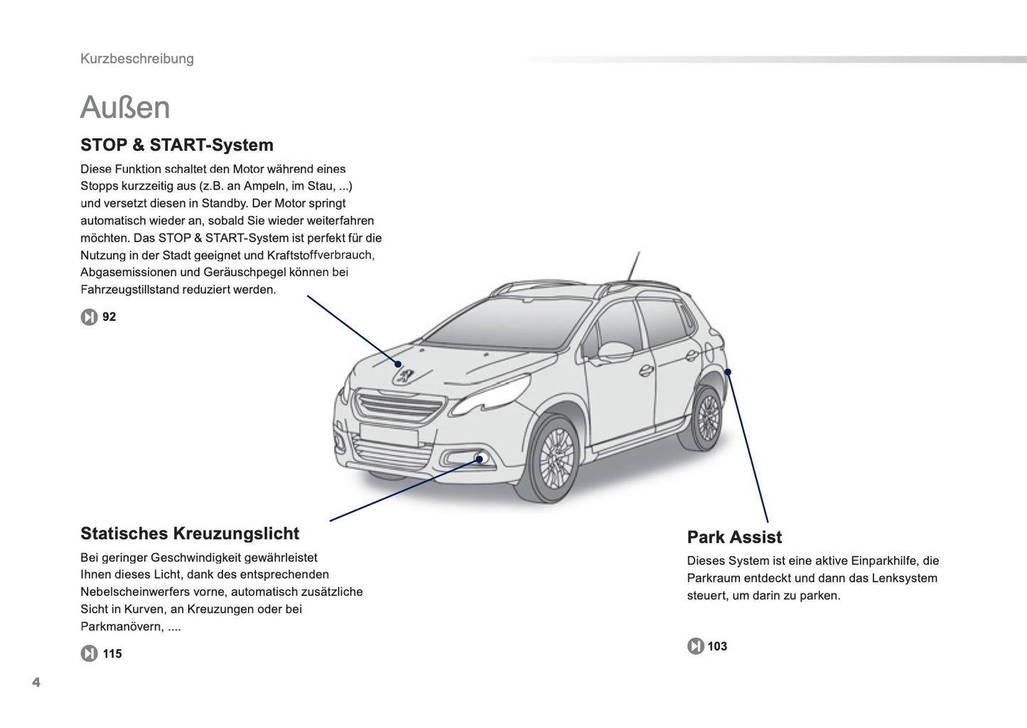 2016-2018 Peugeot 2008 Owner's Manual | German