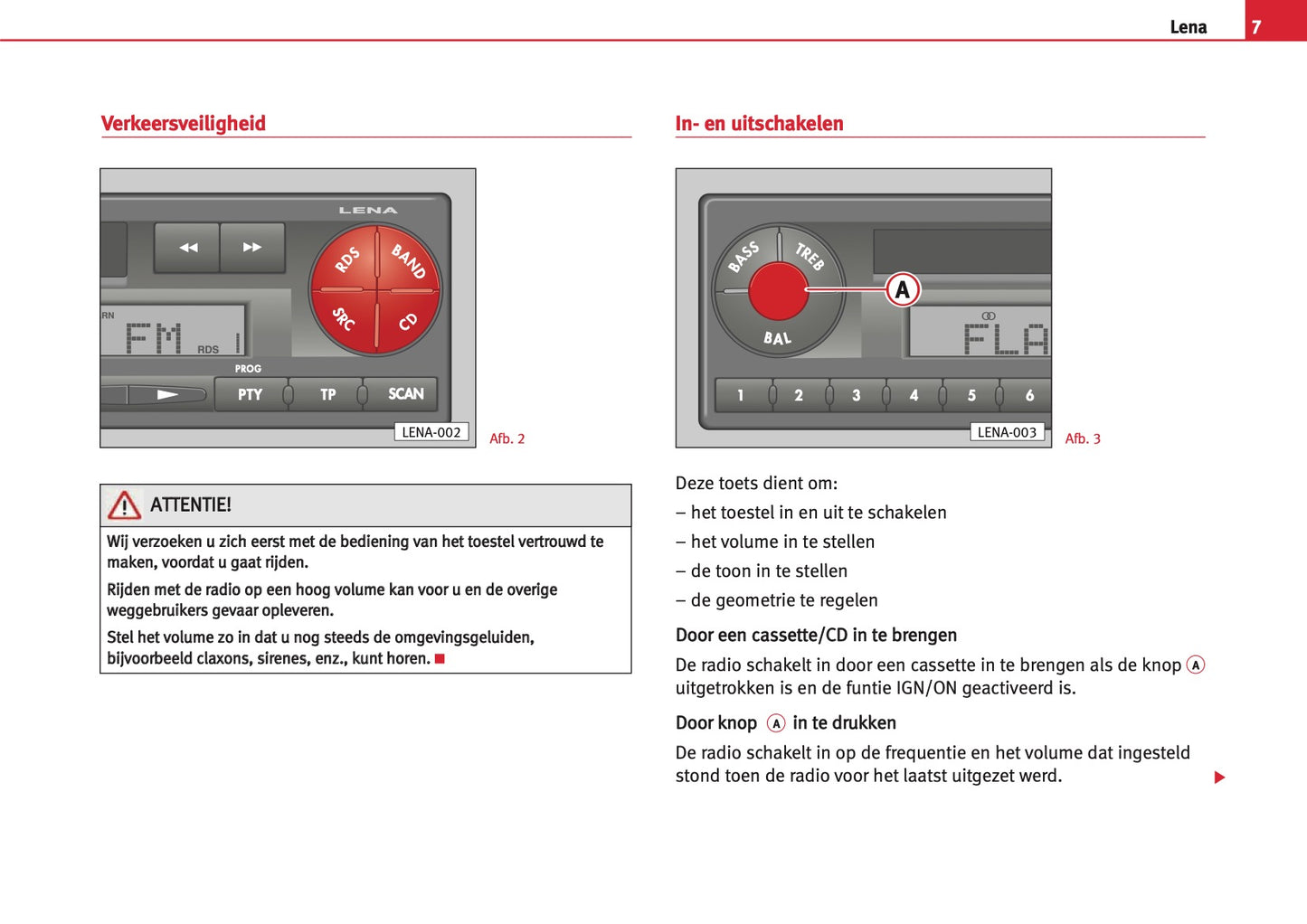 Seat Radio Lena 2003 - 2006