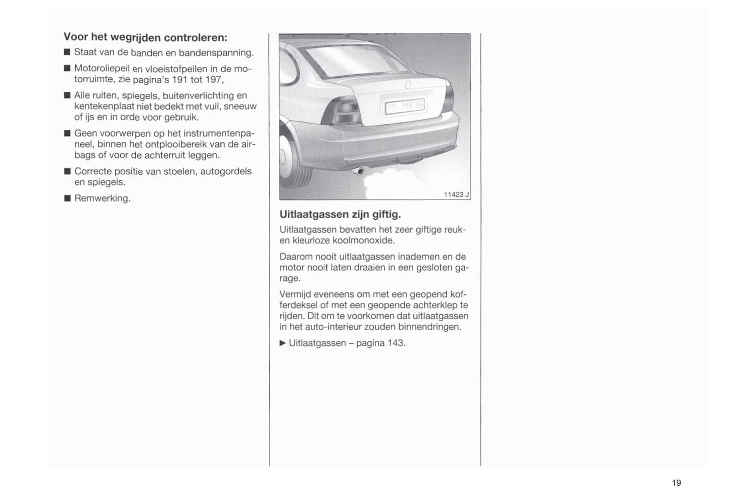 1999-2002 Opel Vectra Gebruikershandleiding | Nederlands