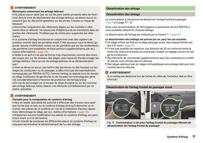 2017-2018 Skoda Citigo Owner's Manual | French