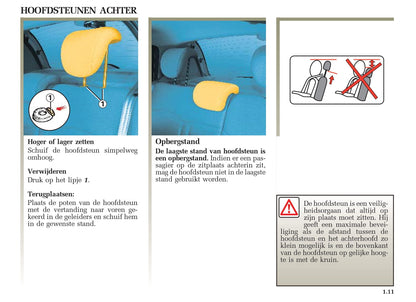 2005-2006 Renault Clio Owner's Manual | Dutch