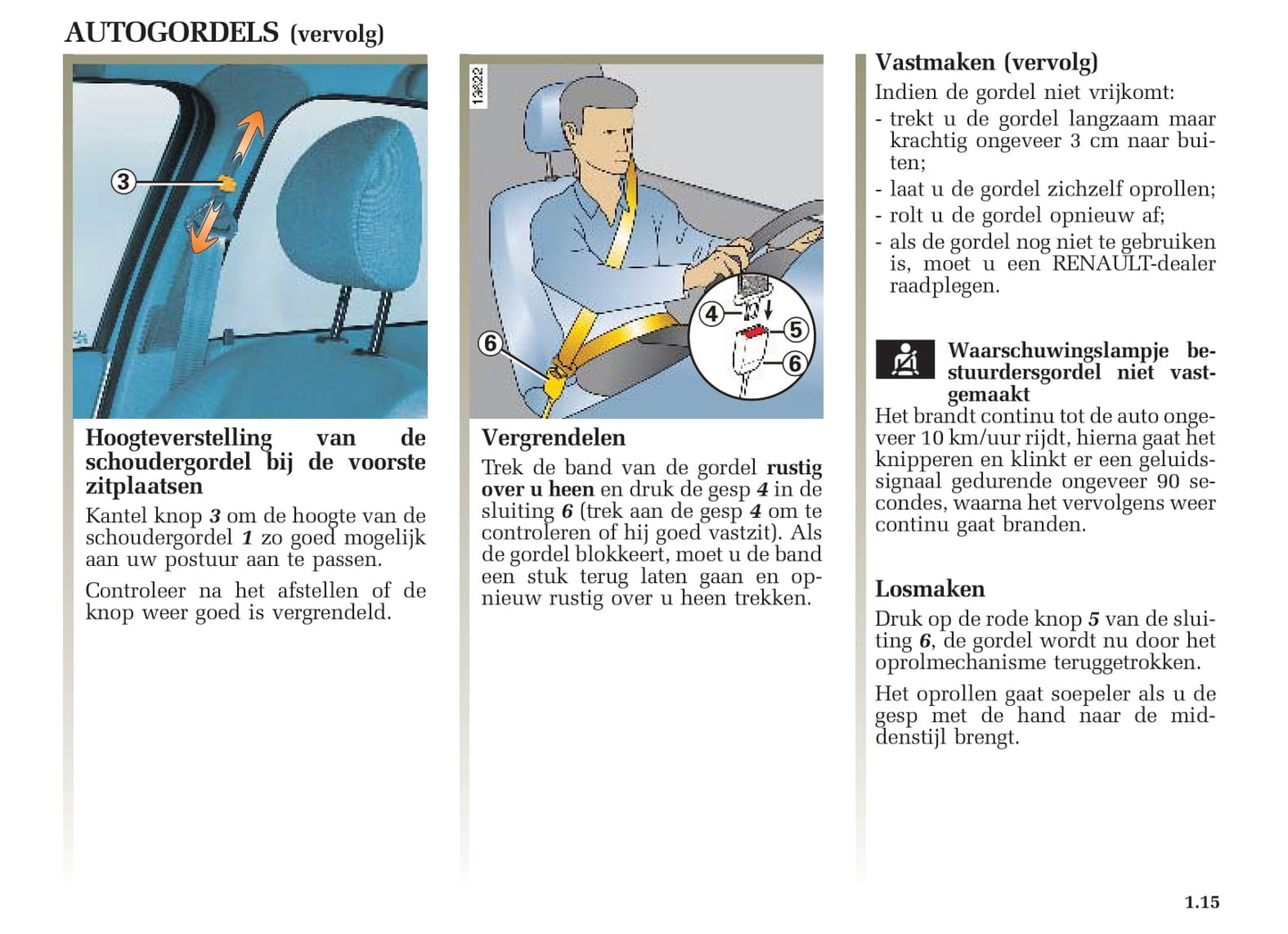 2005-2006 Renault Clio Gebruikershandleiding | Nederlands