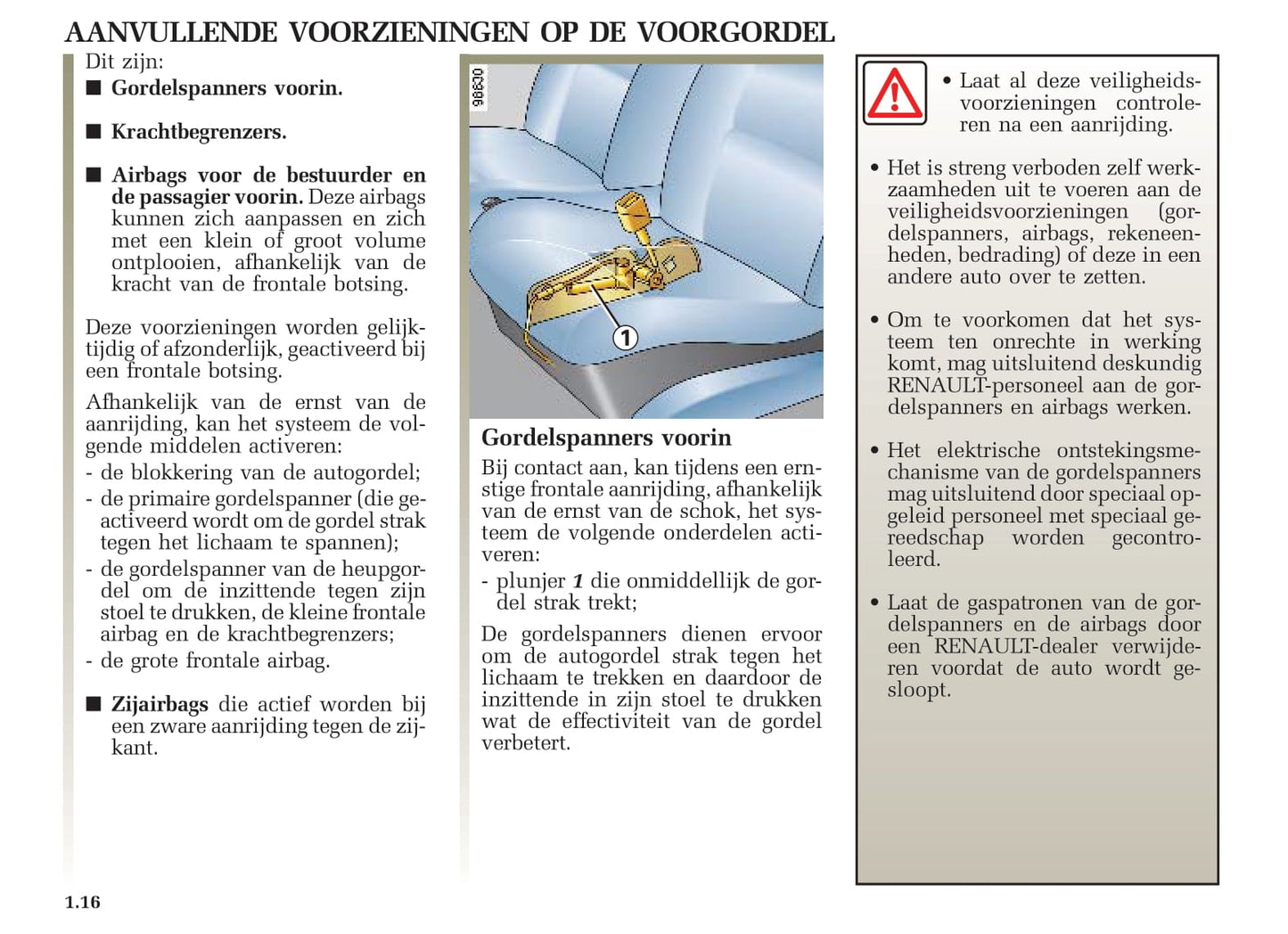 2005-2006 Renault Clio Gebruikershandleiding | Nederlands