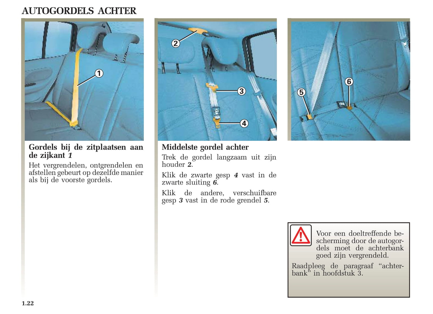 2005-2006 Renault Clio Owner's Manual | Dutch