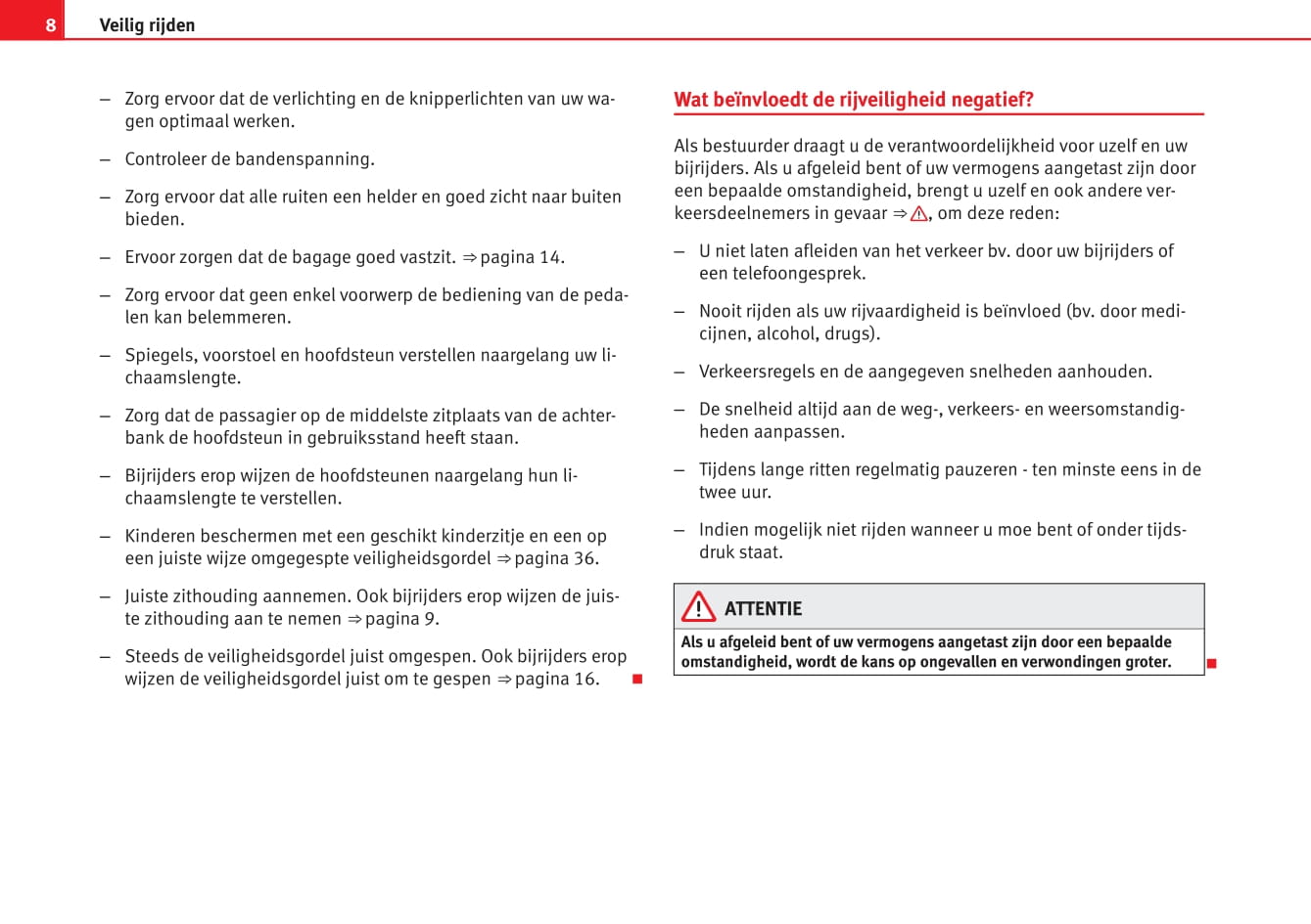 2012-2015 Seat Ibiza Gebruikershandleiding | Nederlands