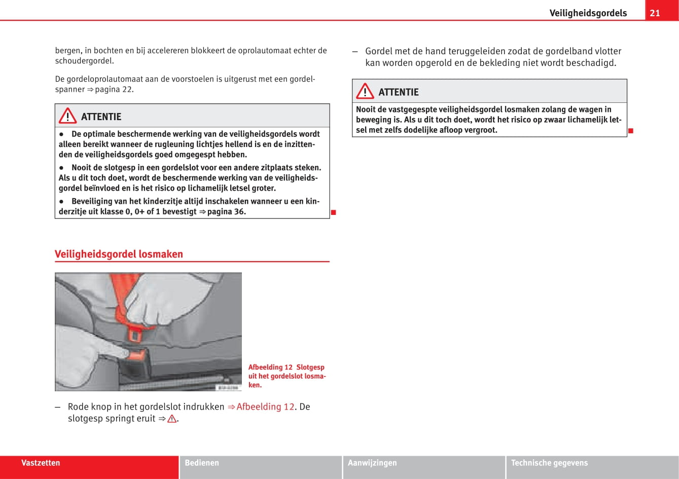 2014-2015 Seat Ibiza Owner's Manual | Dutch