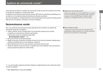 Honda CR-V Navi Guide d'utilisation 2018 - 2019