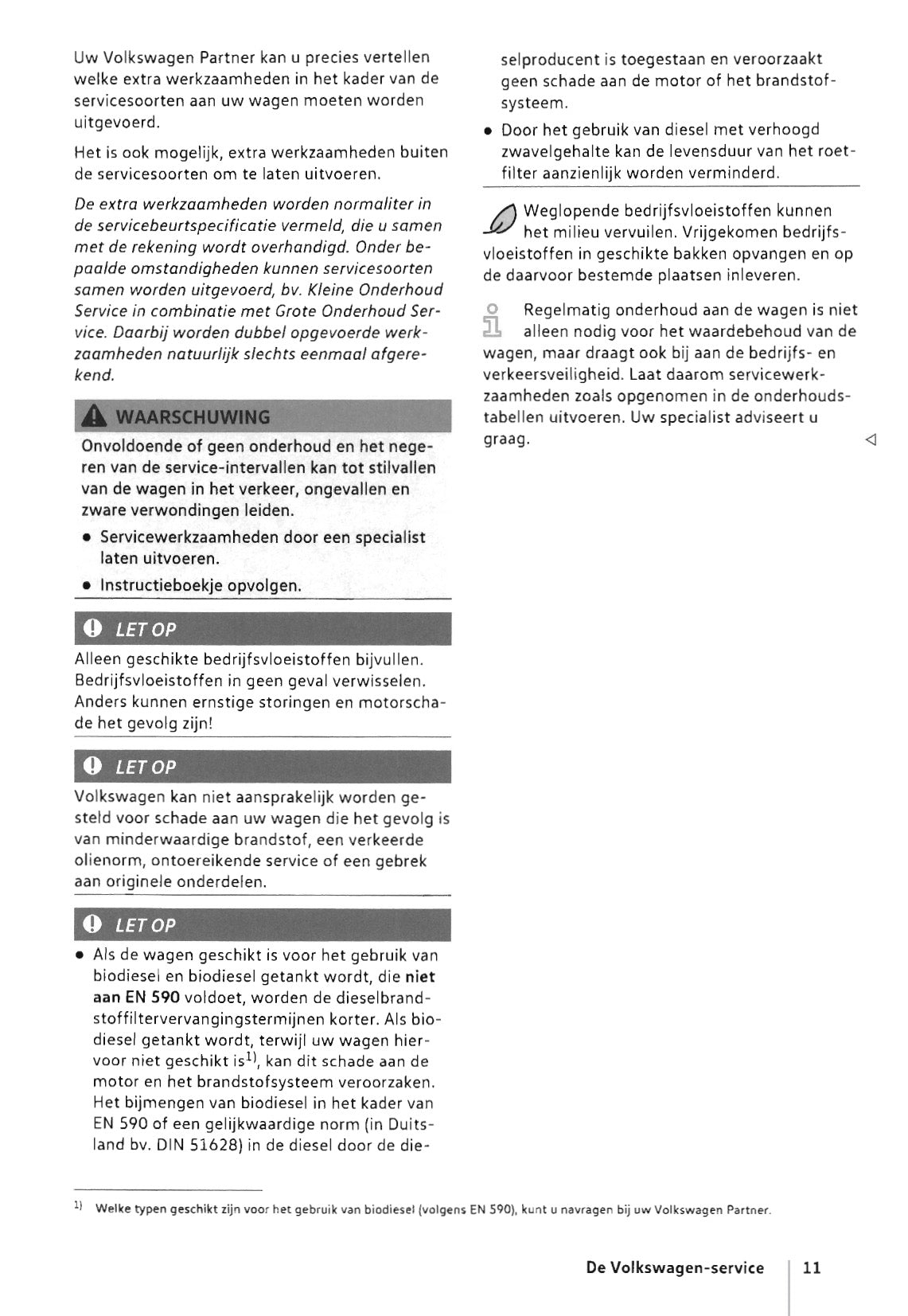 Volkswagen Serviceplan 1986 - 2018