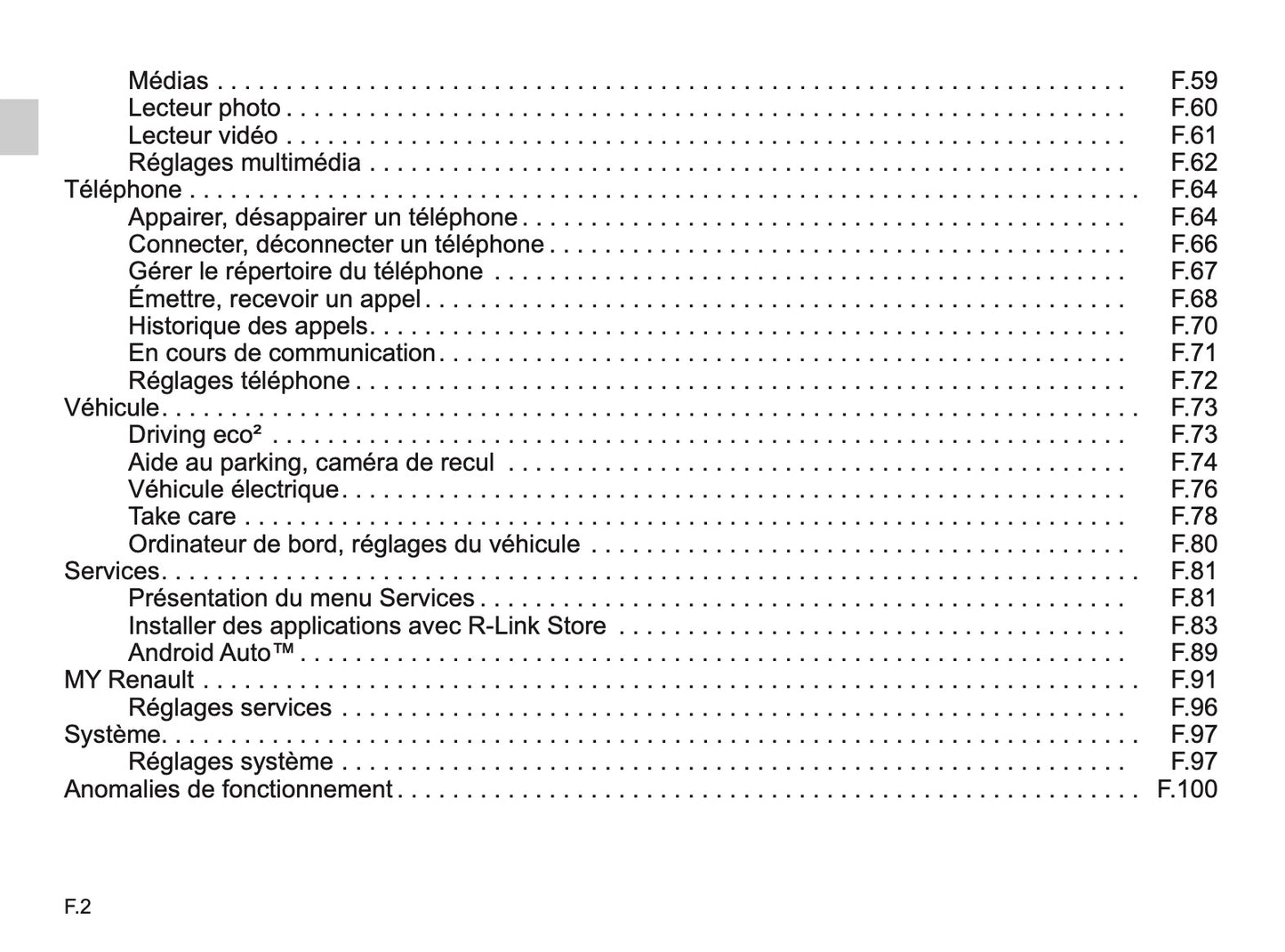 Renault R-link Guide d'utilisation