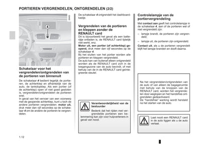 2013-2014 Renault Mégane Coupé Cabriolet/Mégane CC Owner's Manual | Dutch