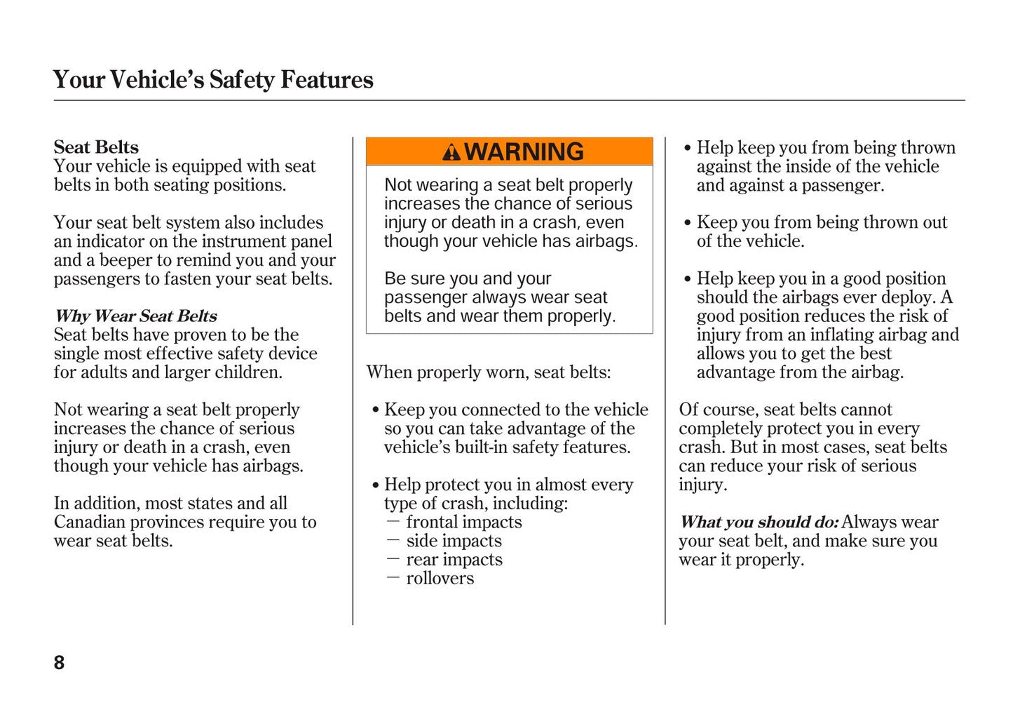 2009 Honda S2000 Owner's Manual | English