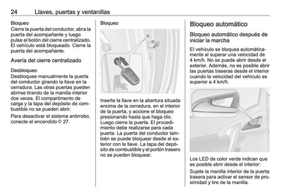 2016-2017 Opel Meriva Gebruikershandleiding | Spaans