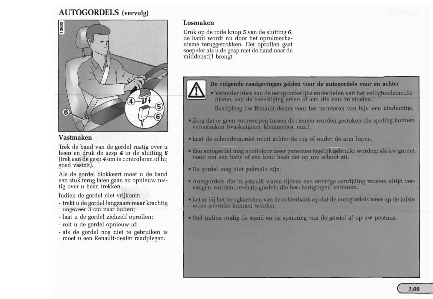 1998-1999 Renault Mégane Coupé/Mégane Coach Owner's Manual | Dutch