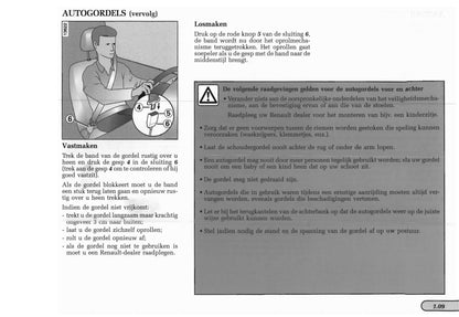 1998-1999 Renault Mégane Coupé Gebruikershandleiding | Nederlands