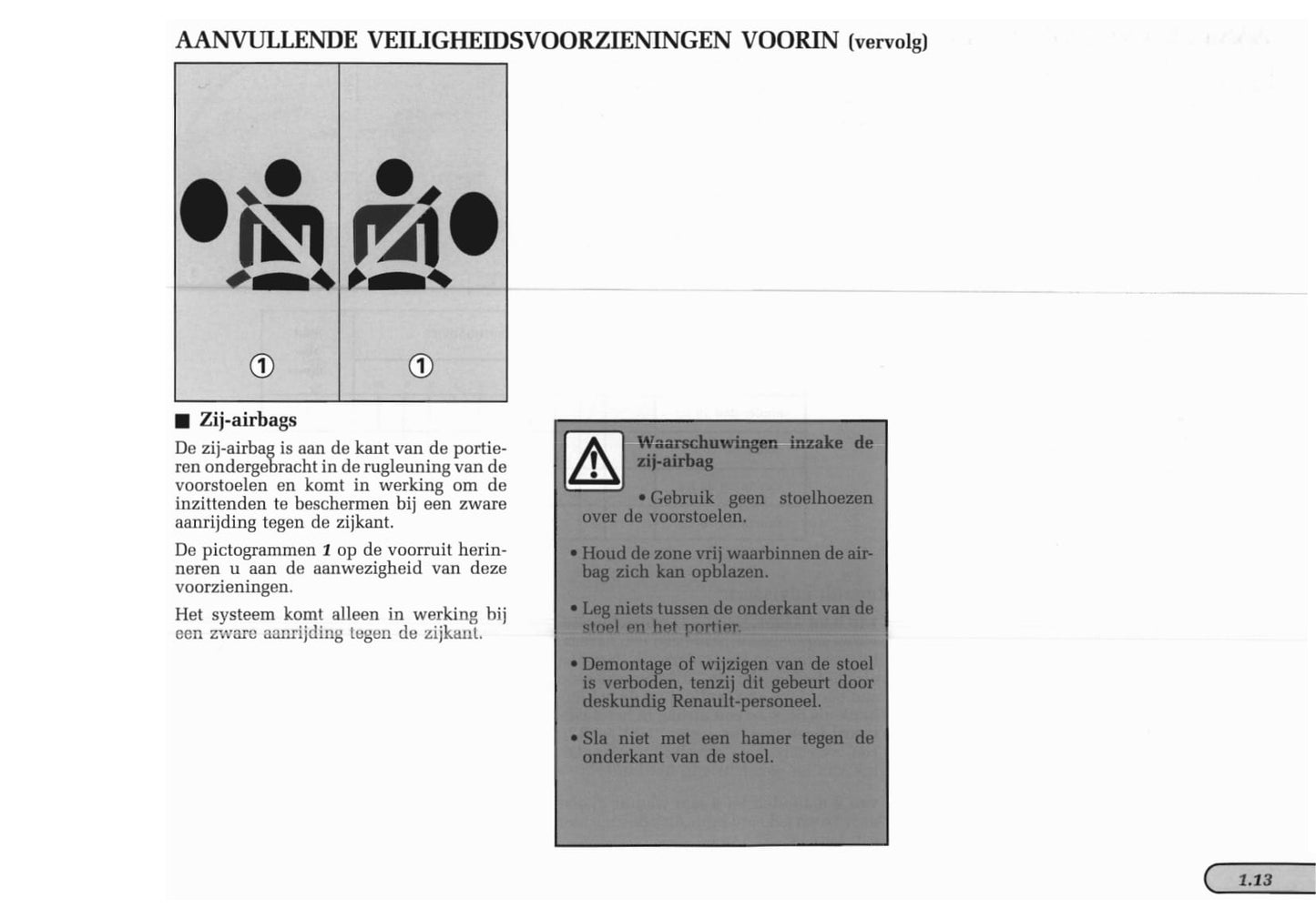 1998-1999 Renault Mégane Coupé/Mégane Coach Owner's Manual | Dutch