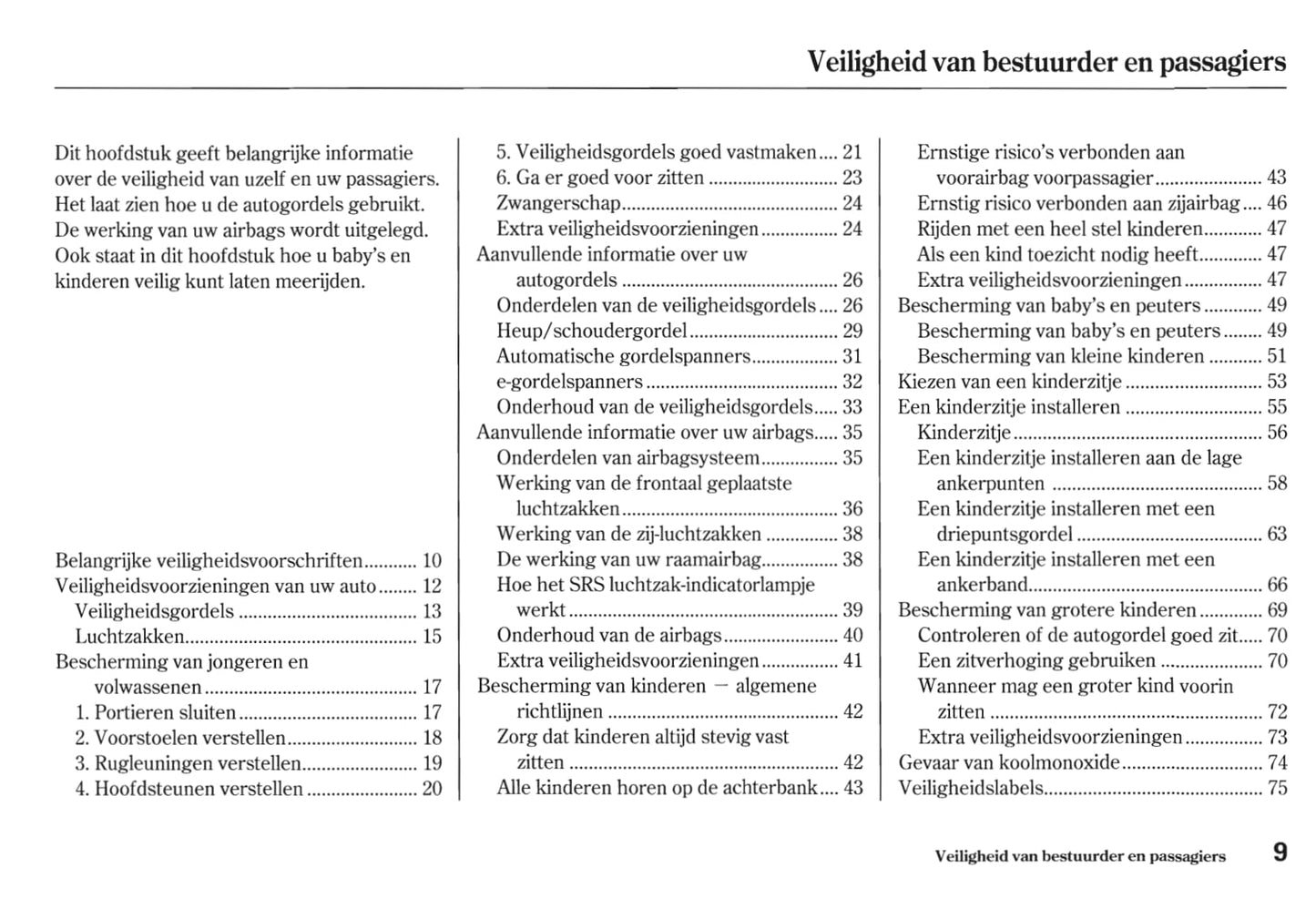 2010-2011 Honda CR-V Gebruikershandleiding | Nederlands