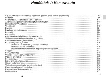 2003-2008 Renault Kangoo Manuel du propriétaire | Néerlandais