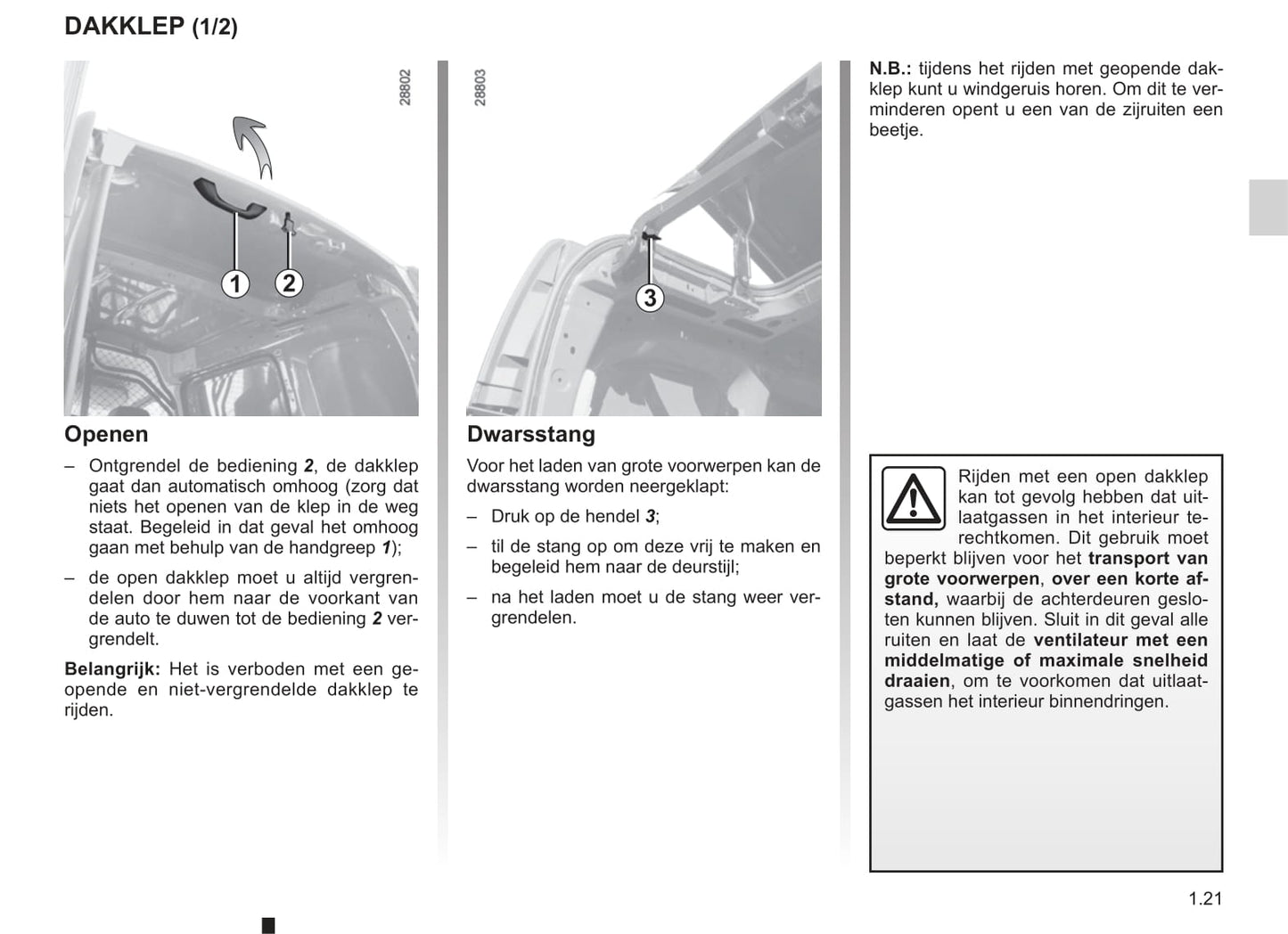 2003-2004 Renault Kangoo Gebruikershandleiding | Nederlands