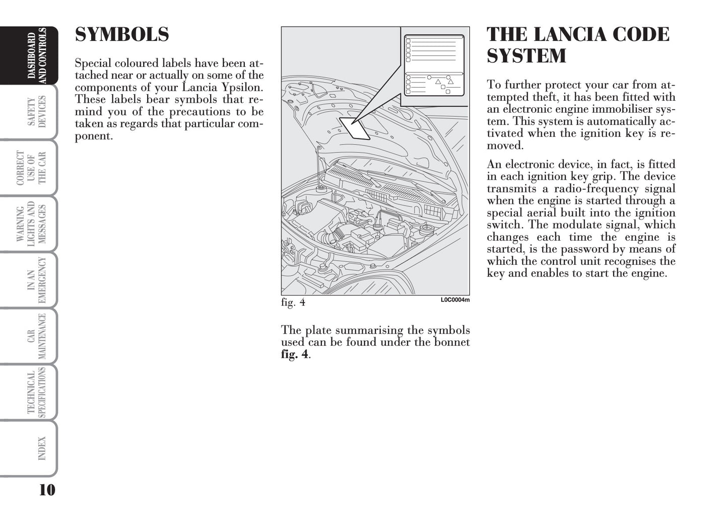2006-2011 Lancia Ypsilon Gebruikershandleiding | Engels
