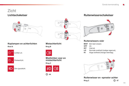 2012-2014 Citroën C1 Owner's Manual | Dutch