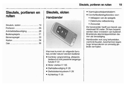 2010-2012 Saab 9-5 Owner's Manual | Dutch