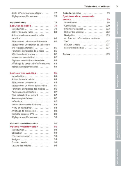 Audi Navigation MMI Plus Guide d'utilisation 2013