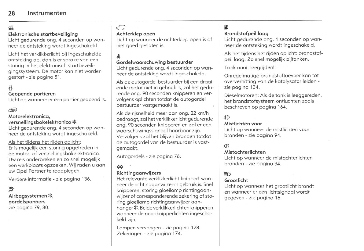 2007-2011 Opel Antara Owner's Manual | Dutch