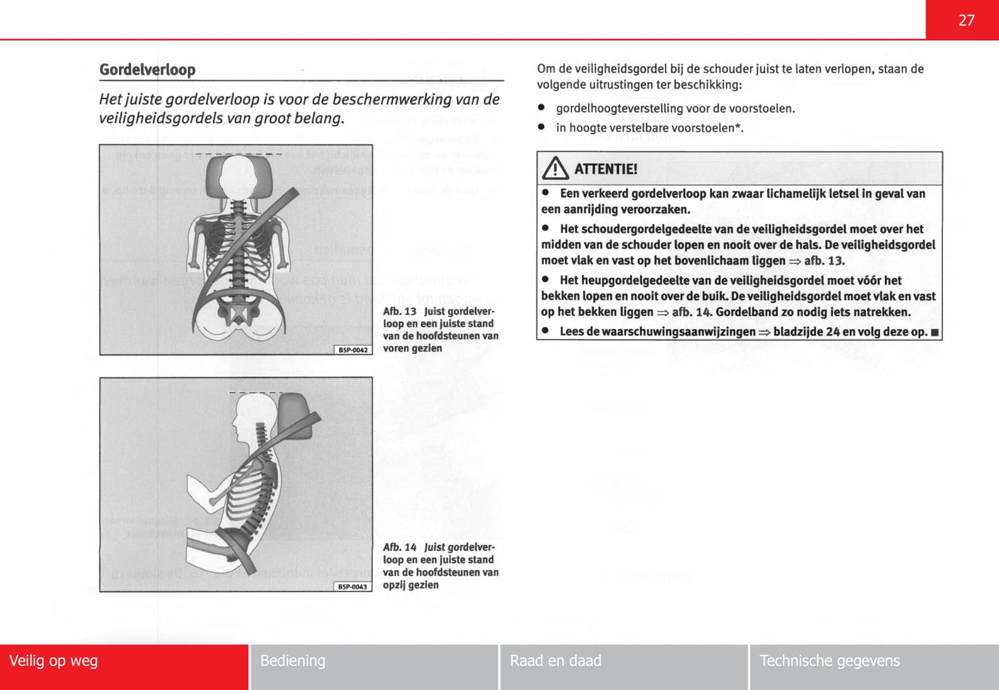 2006-2007 Seat Altea Owner's Manual | Dutch