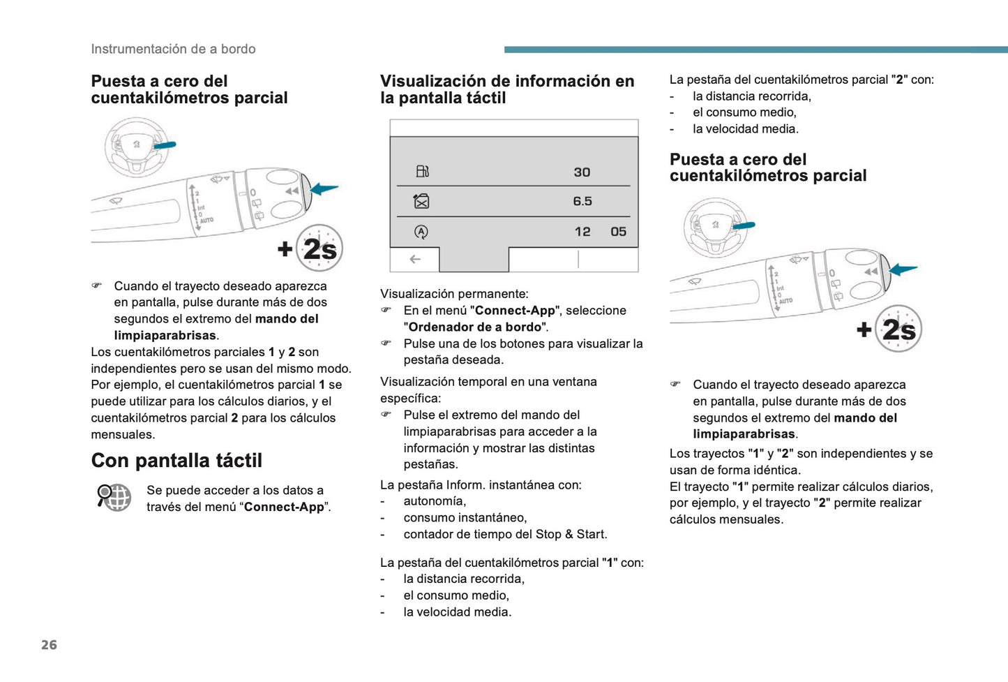2018-2019 Peugeot 2008 Owner's Manual | Spanish