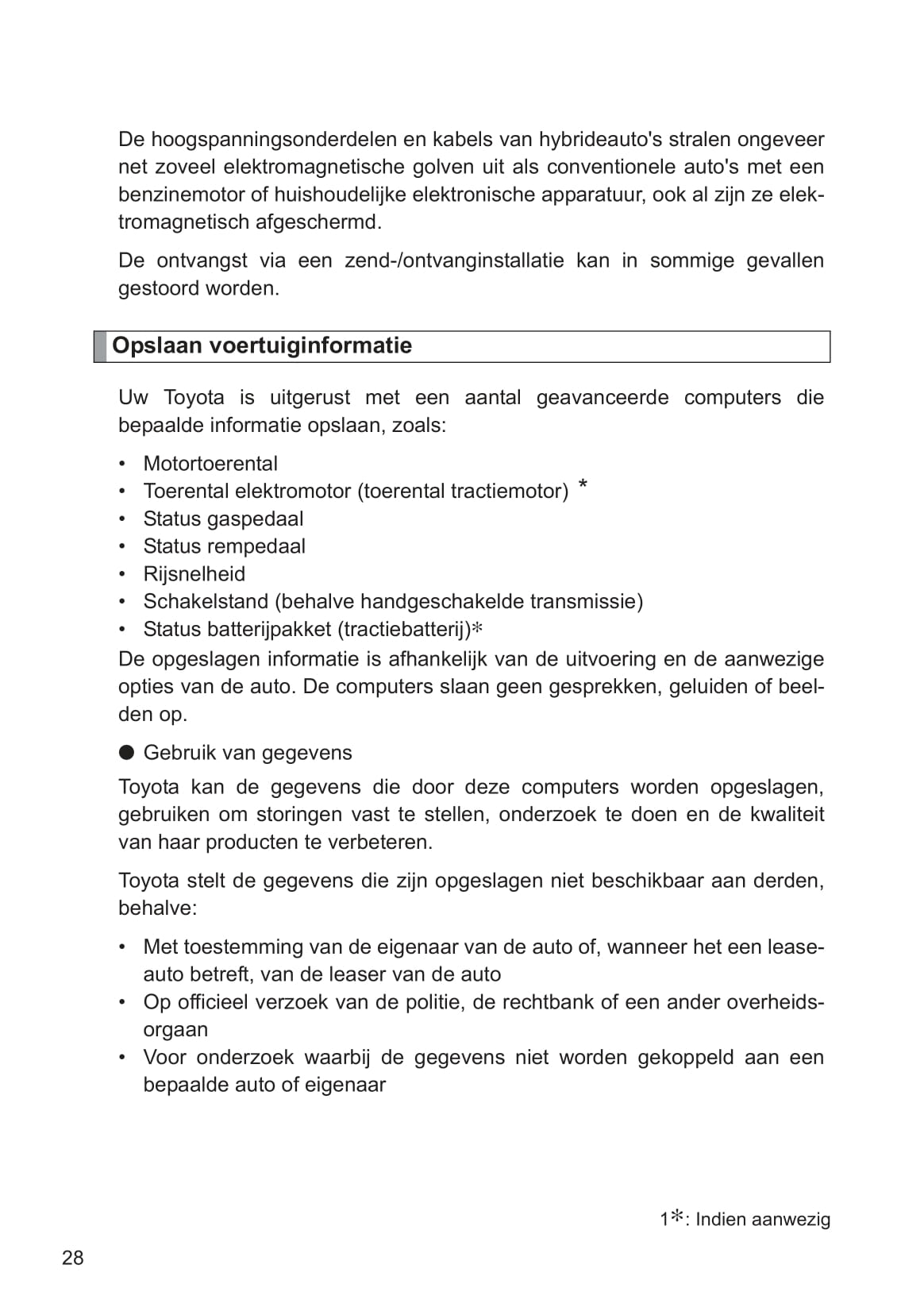 2013-2014 Toyota Yaris/Yaris Hybrid Gebruikershandleiding | Nederlands