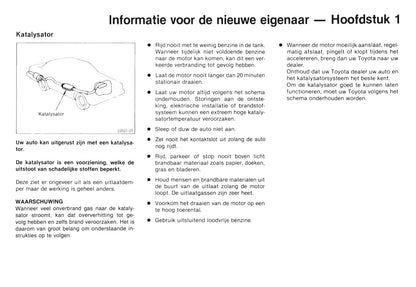 1985-1986 Toyota Starlet Gebruikershandleiding | Nederlands