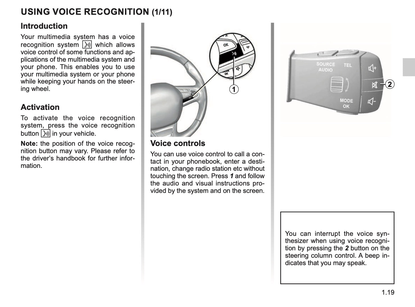 Renault R-Link 2 Infotainment Manual | English