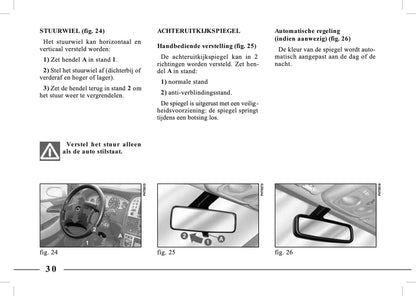 1995-2005 Lancia Lybra Owner's Manual | Dutch