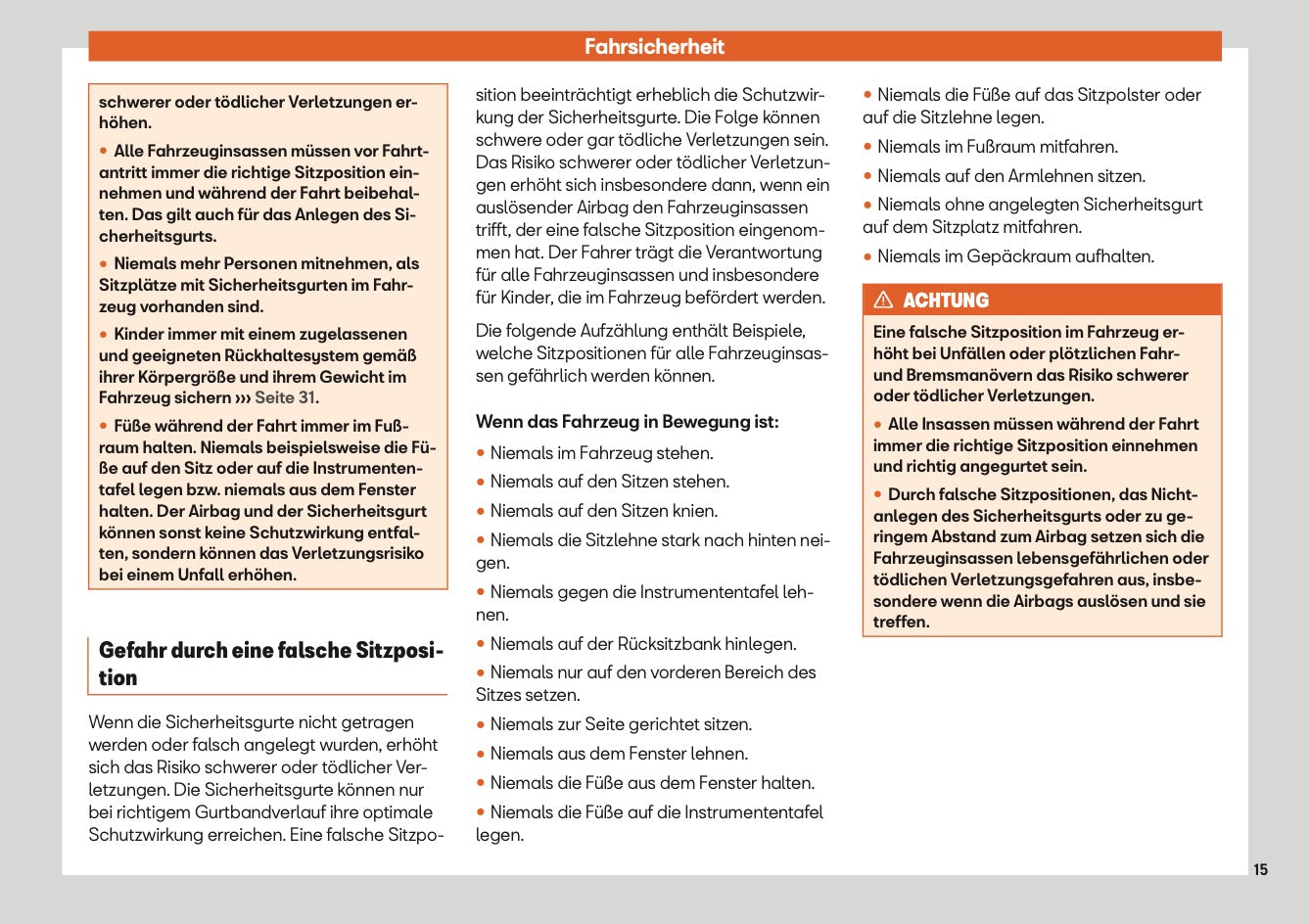 2020-2023 Seat Leon Gebruikershandleiding | Duits