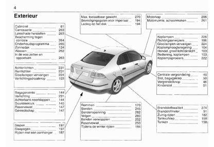 2003-2008 Saab 9-3 Manuel du propriétaire | Néerlandais