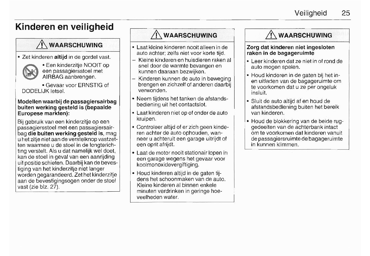 2003-2008 Saab 9-3 Gebruikershandleiding | Nederlands