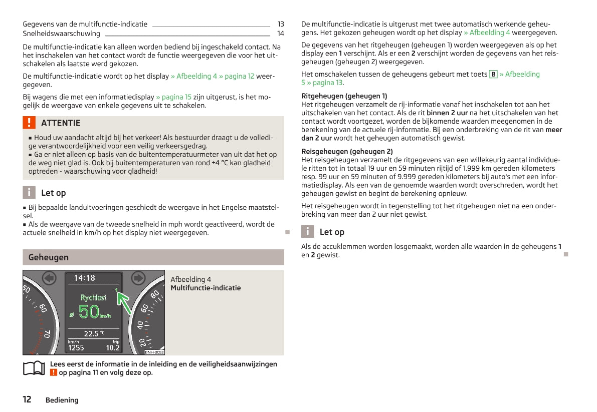 2018-2019 Skoda Rapid Owner's Manual | Dutch