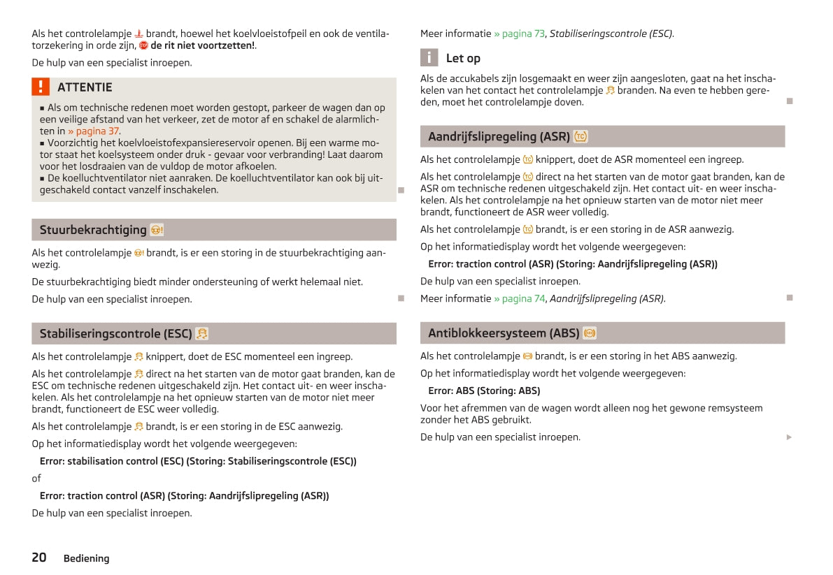 2018-2019 Skoda Rapid Owner's Manual | Dutch