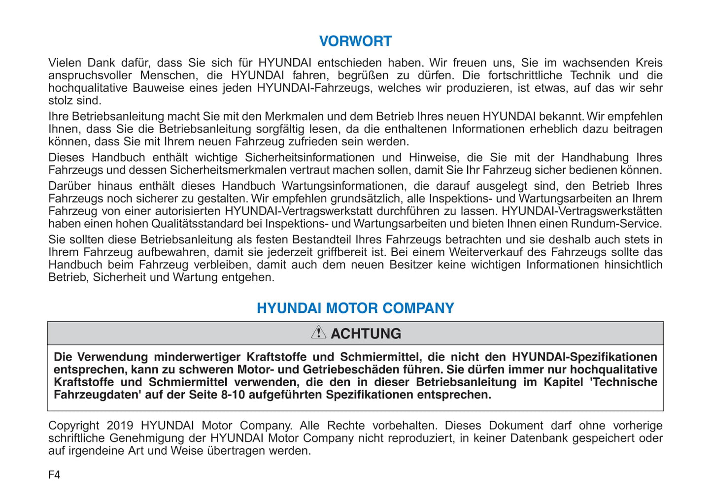 2019-2020 Hyundai i30 Gebruikershandleiding | Duits
