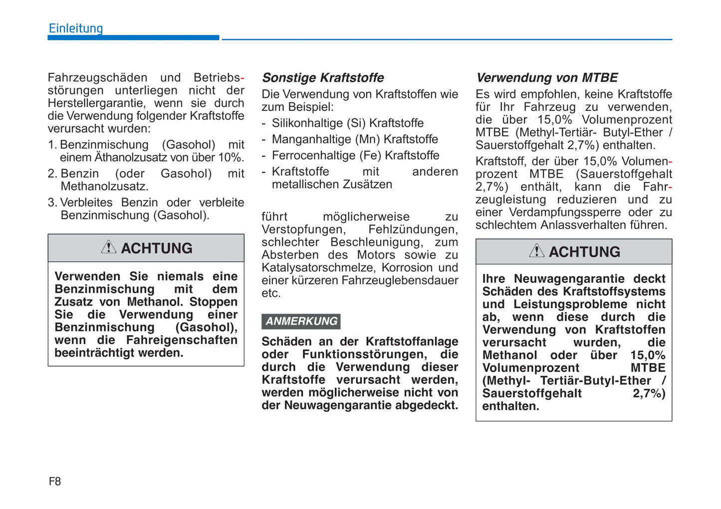 2019-2020 Hyundai i30/i30 N-Line Owner's Manual | German