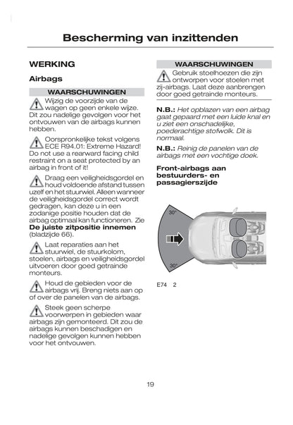 2007-2008 Ford Tourneo/Transit Connect Gebruikershandleiding | Nederlands