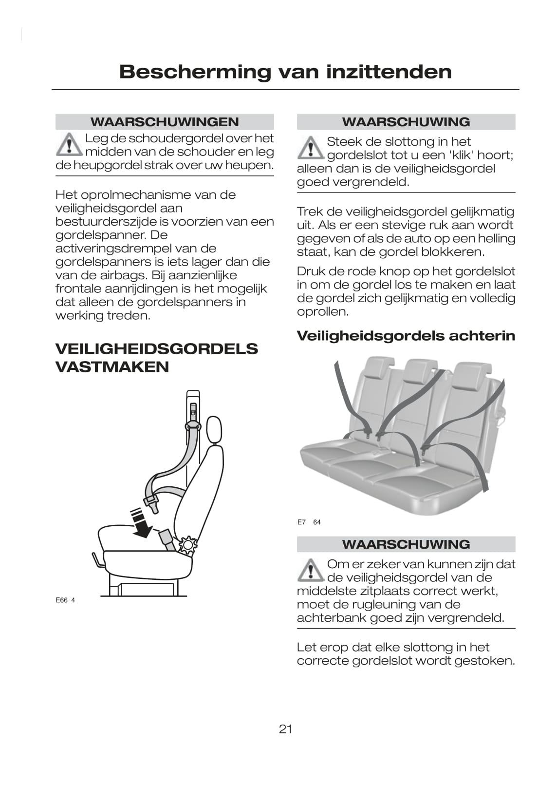 2007-2008 Ford Tourneo/Transit Connect Gebruikershandleiding | Nederlands