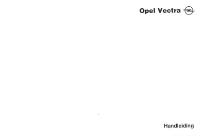 2002-2005 Opel Vectra Owner's Manual | Dutch