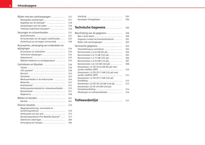 2008-2009 Seat Altea XL Owner's Manual | Dutch