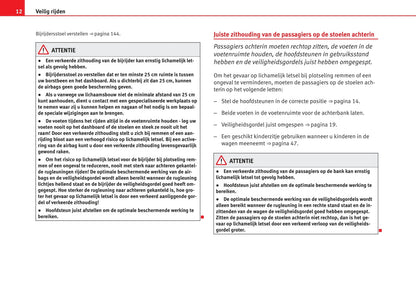 2008-2009 Seat Altea XL Owner's Manual | Dutch