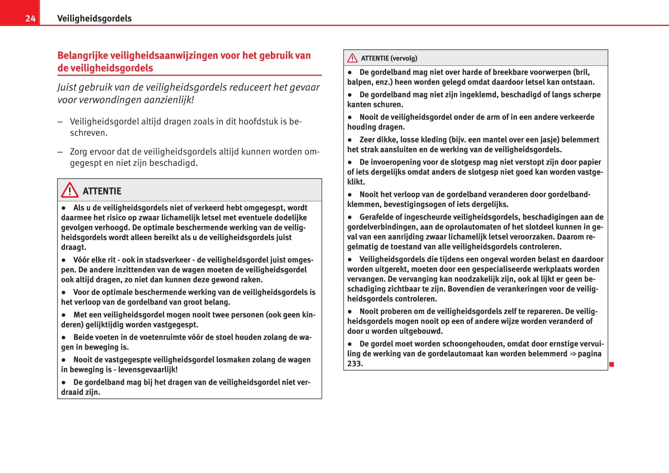 2008-2009 Seat Altea XL Owner's Manual | Dutch