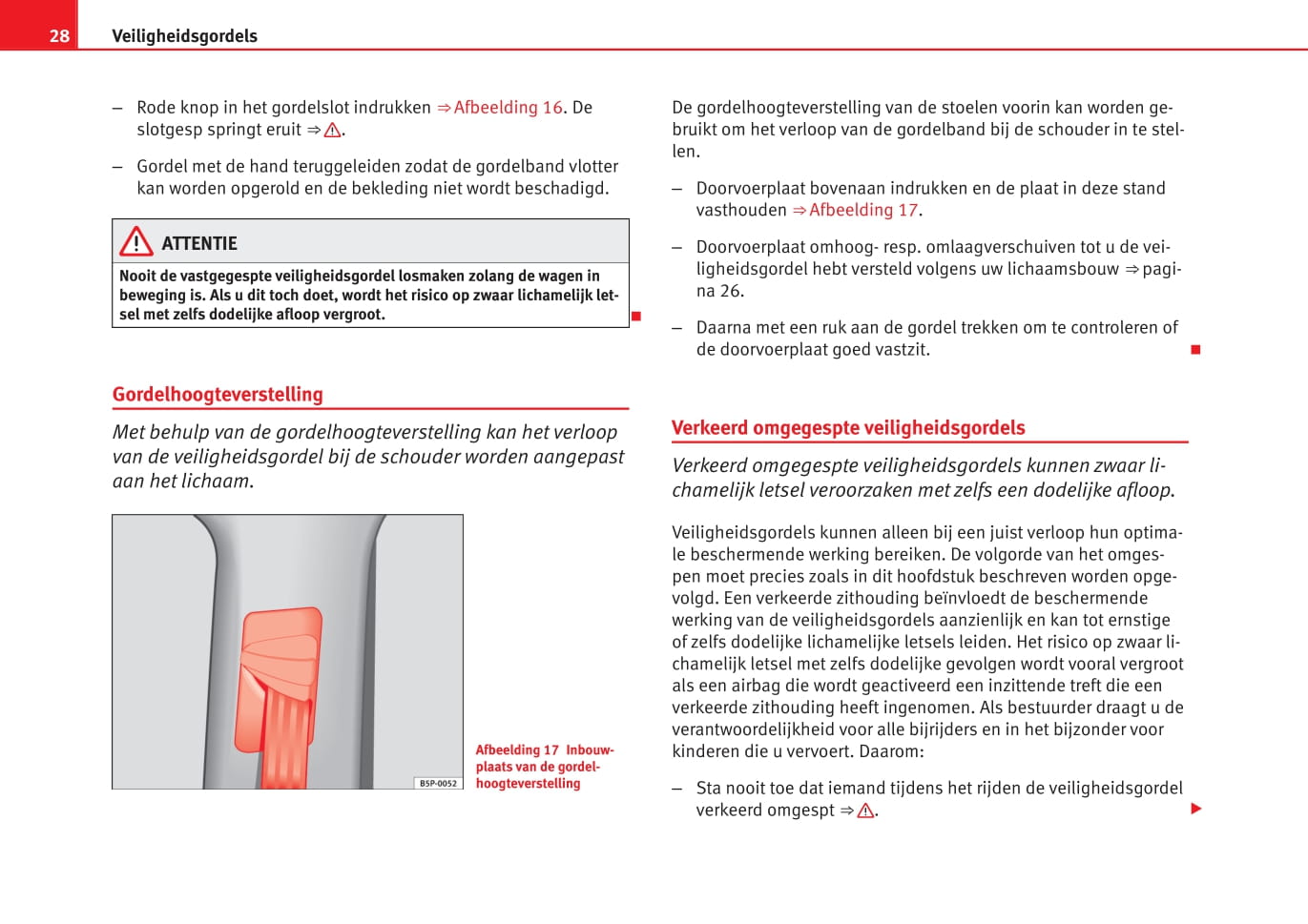 2008-2009 Seat Altea XL Owner's Manual | Dutch