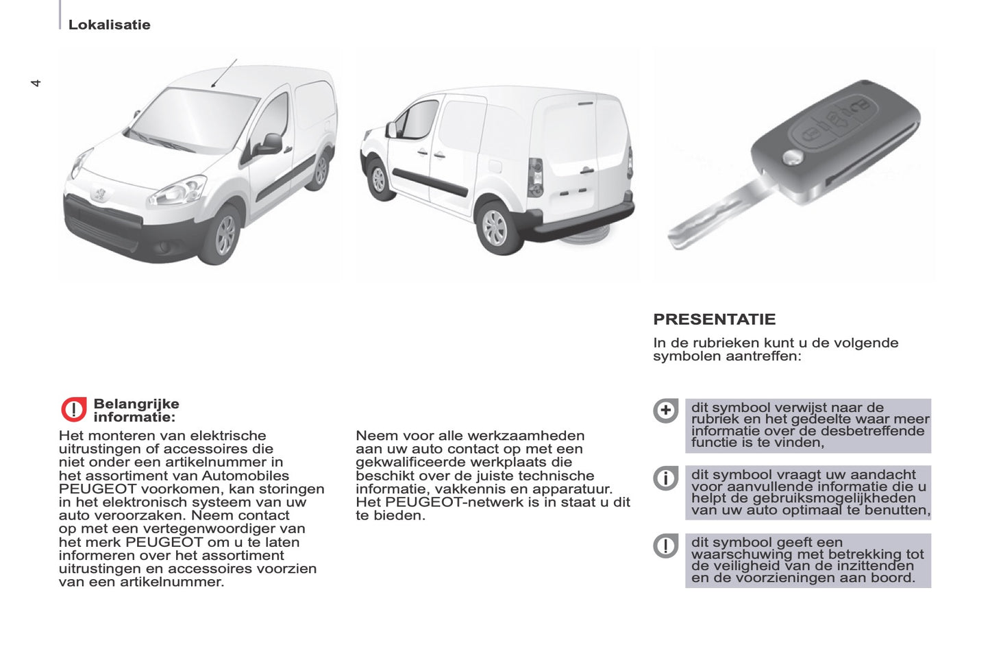 2014-2015 Peugeot Partner Gebruikershandleiding | Frans